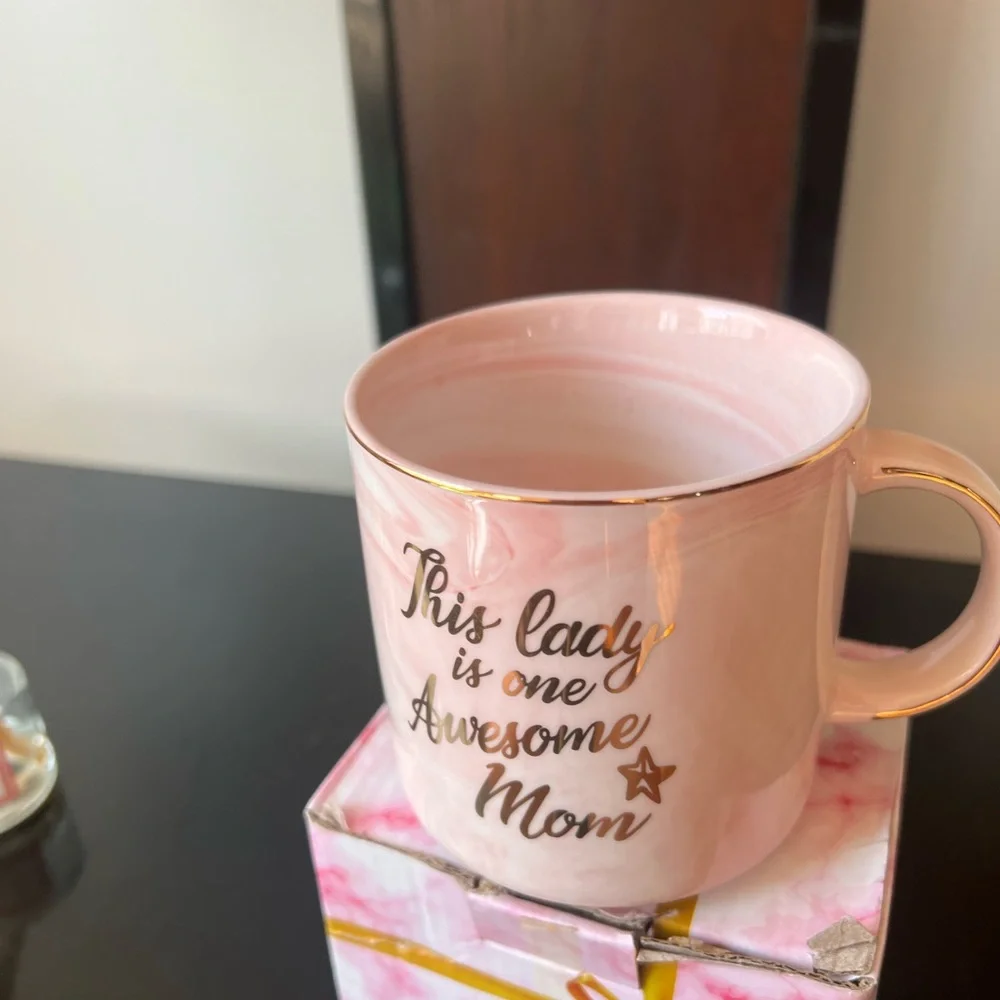Mom gift pink mug